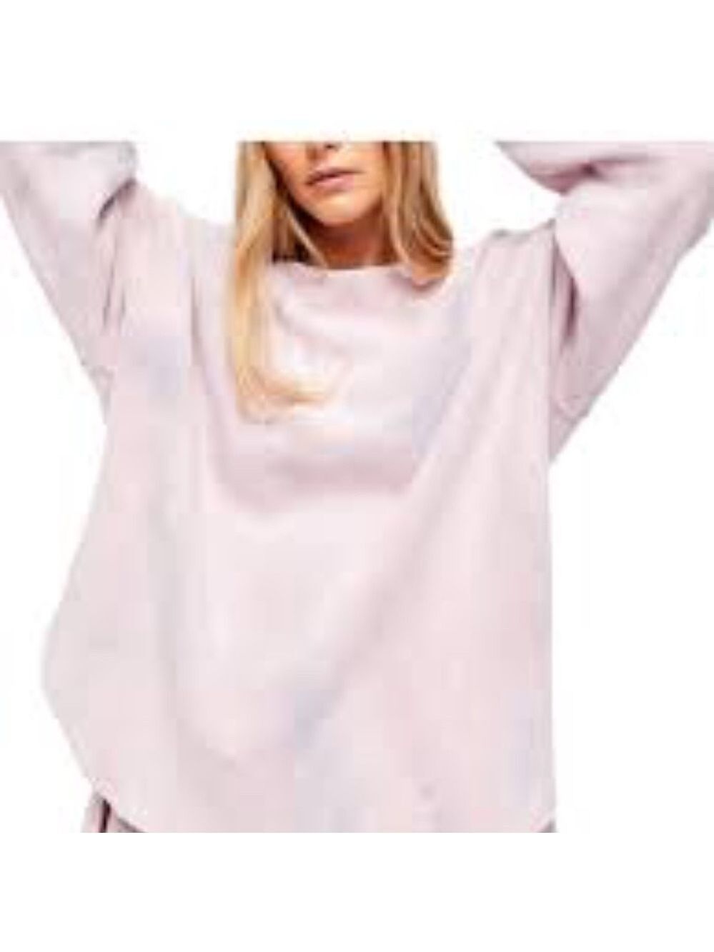 Free People Someday Sweat Tie-Dye Print Sweater